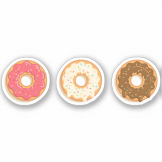 Donuts Sticker Klistermärken