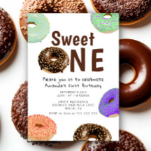 Donuts Sweet One 1-årsdag