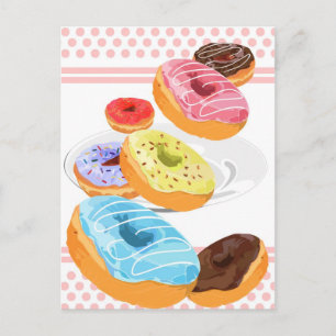 Donuts Vykort