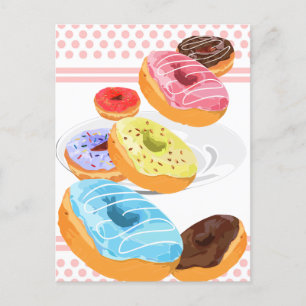 Donuts Vykort