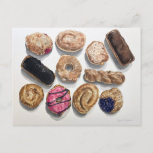 Donuts Vykort
