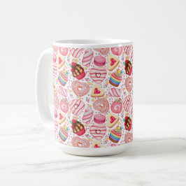 Donuts with Sprinkles Mönster Thermal Vin Tumbler Kaffemugg