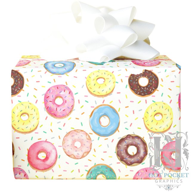 Donuts Wrapping Papper Presentpapper (Skapare uppladdad)