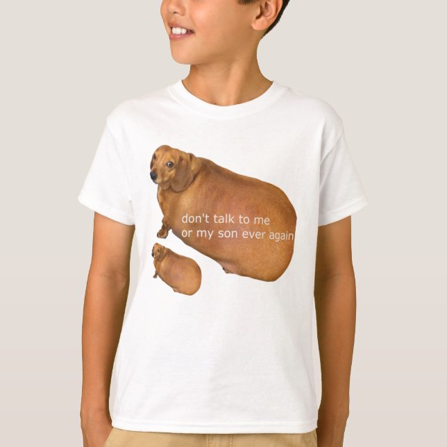 Donx27t prata med mig eller min son.. .. .. .. ..  t shirt (Framsida)