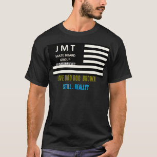 DOO BROWN Basic Mörk T-Shirt