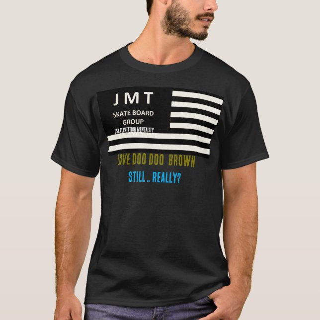 DOO BRUN Basic Mörk T-Shirt (Framsida)