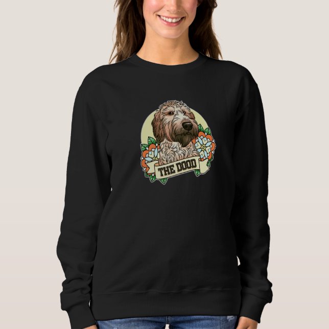 Dood Doodle-killen Goldendoodle Labradoodle F T Shirt (Framsida)