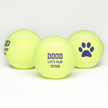 "Dood Låt oss Play Fetch" Pet Hund Cat Leksak Blue