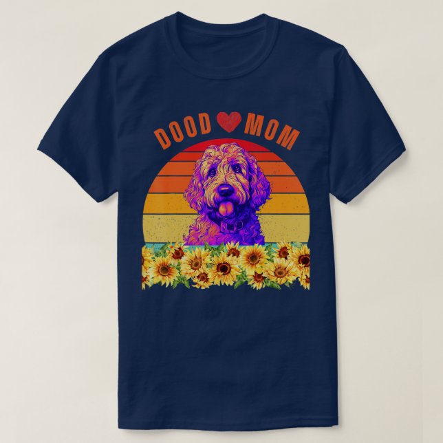 Dood Mamma solrosols vintage T Shirt (Design framsida)