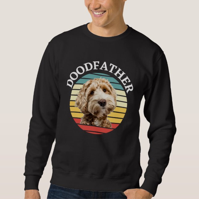 Doodfather Goldendoodle Labradoodle  for doodle da Lång Ärmad Tröja (Framsida)