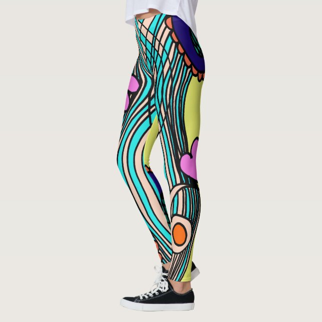 Doodle 1E Colors2 Leggings (Vänster)