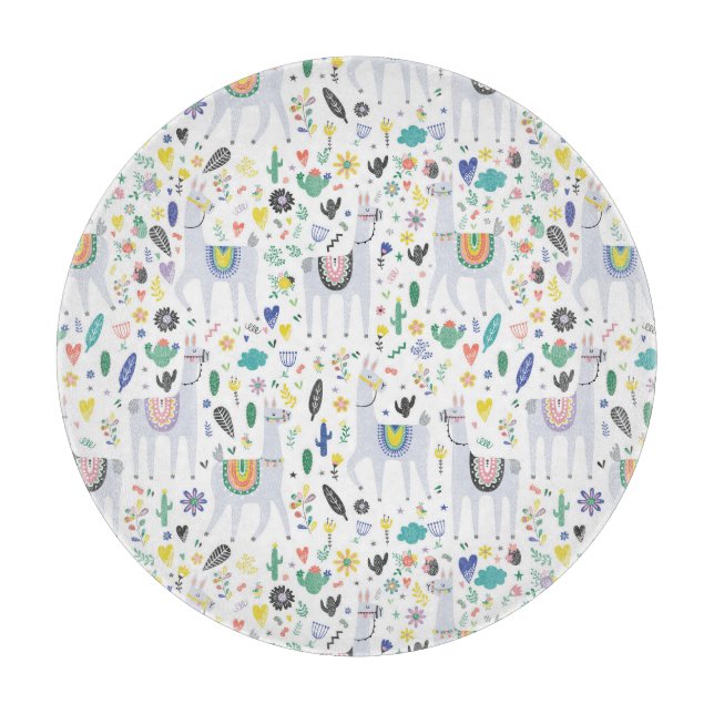 Doodle Alpaca Mönster (Framsidan)