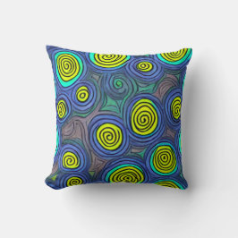 Doodle Art Swirls Kudde