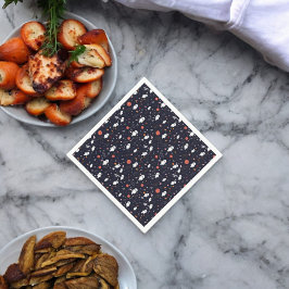 Doodle Astronaut Mönster Pappersservett