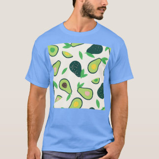 Doodle avocado Vector sömlös T Shirt