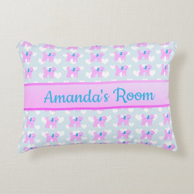 Doodle Baby Personlig Child's Prydnadskudde (Framsidan)