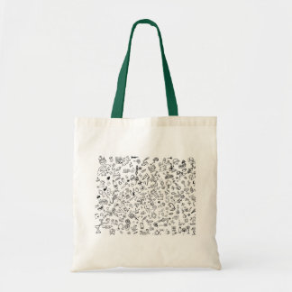 doodle bag tygkasse