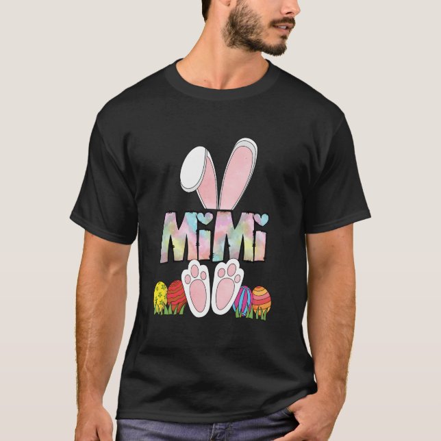 Doodle Bunny Mamma Mini Bunny Mamma Påsk Påsk T Shirt (Framsida)