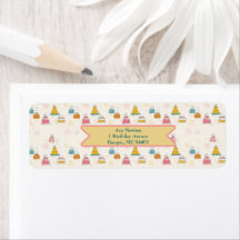 Doodle Cakes – Personlig födelsedagsadress