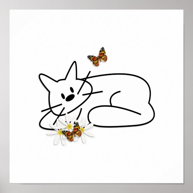 Doodle Cat Poster (Framsidan)