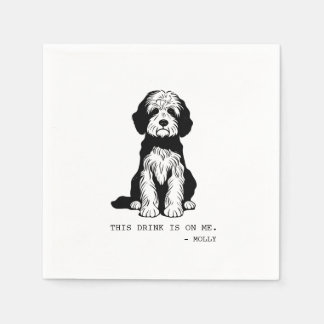 Doodle Cocktail Napkin Pappersservett