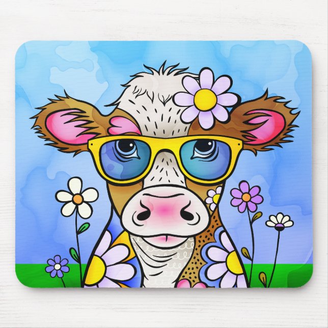 Doodle Cow Portrait Musmatta (Framsidan)