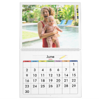 Doodle Cute & Friendly Baby Wall Calendar 2024 Kalender