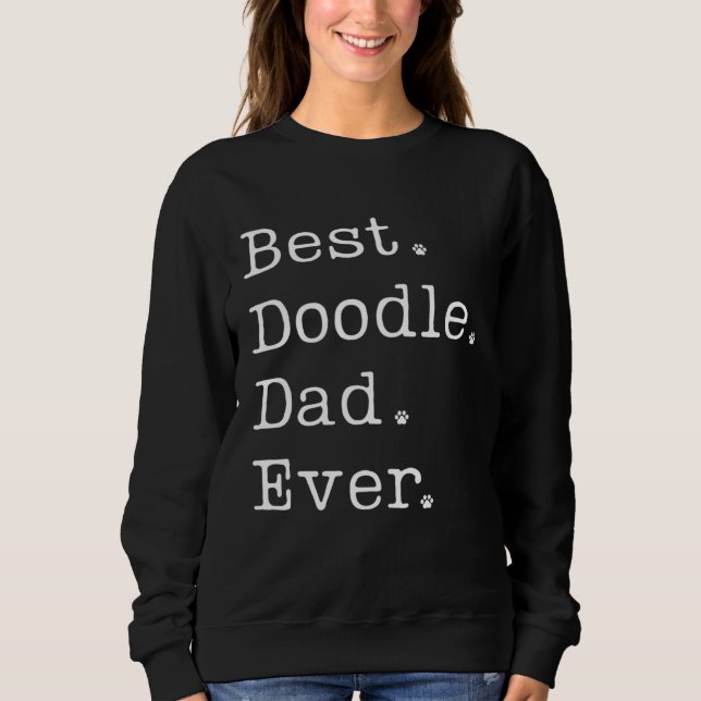 Doodle Dad Best Doodle Dad Ever Labradoodle Doodle T Shirt (Framsida)