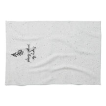 Doodle Daisy and Quote on Terrazzo