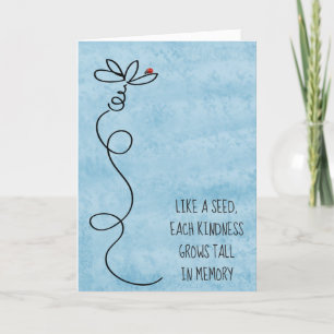 Doodle-Daisy med Ladybug tack. Kort