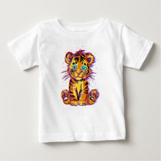 Doodle de tigre bebé: La dulzura salvaje y los ojo T Shirt
