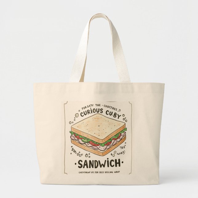 Doodle Decoder Jumbo Tygkasse (Framsidan)