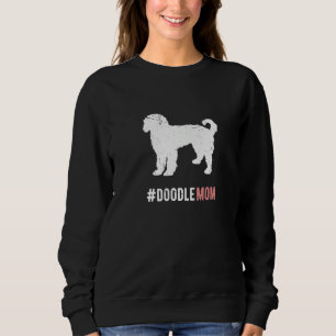 Doodle Dog Mamma Present För Kvinnor Rolig Goldend T Shirt