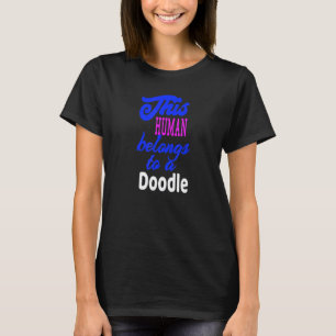 Doodle Dog Pudel Taxhund T Shirt