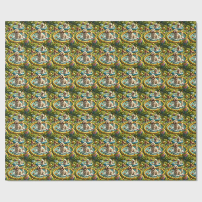 Doodle Dog Sommarpresentpapper Presentpapper (Platt)