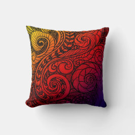 Doodle Dream Square Dekorativ kudde
