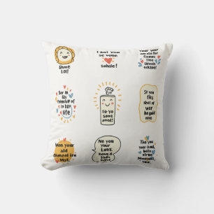 Doodle Dreams: Bär din inre solskenor Kudde