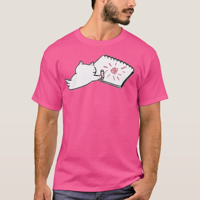Doodle Fushigi Neko No Kyuu-Chan T Shirt (Framsida)
