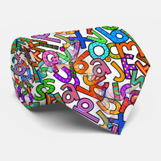 Doodle gemener alfabetmönster slips