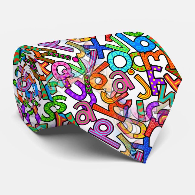 Doodle gemener alfabetmönster slips (Rullad)