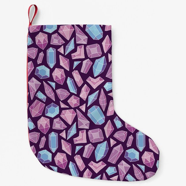 Doodle gems, veteranfri bakgrund. liten julstrumpa (Framsidan)
