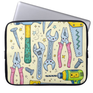 Doodle Gör-det-själv Verktygsuppsättning Laptop Fodral