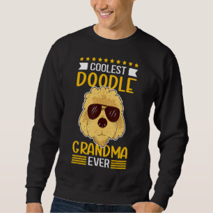 Doodle Grandma Hundägare Goldendoodle Doodle_1 Lång Ärmad Tröja