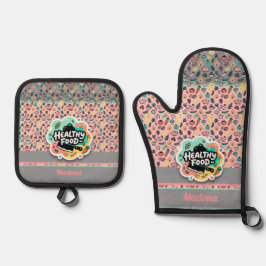 Doodle Healthy Food Kitchen Knife Sticker