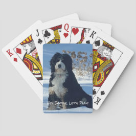 Doodle Hund Älskare Rolig Hemdekor Casinokort