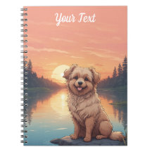 Doodle Hund efter Sjö