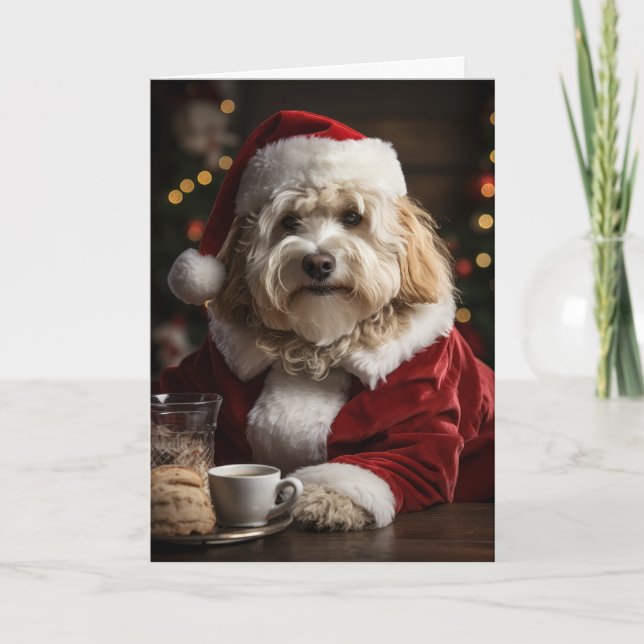 Doodle Hund Helgkort (Framsida)