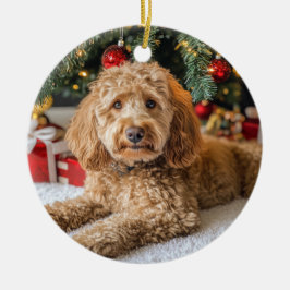 Doodle Hund jul Julgransprydnad Keramik