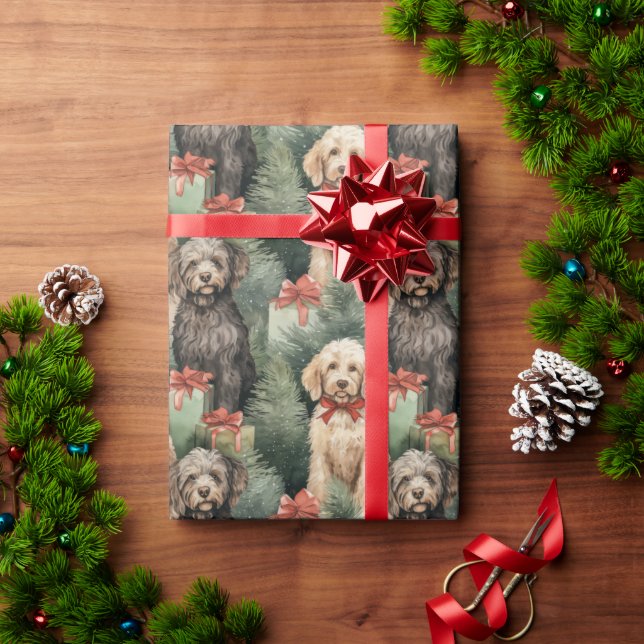 Doodle Hund jul Presentpapper (Julgåva)