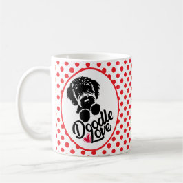 Doodle Hund Kärlek Kaffemugg